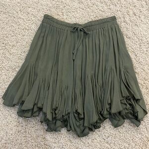 Green Flowy Shorts South Moon Under